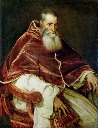 Retrato oficial del papa Paulo III