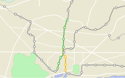 Recorrido del Gran Metro en 1946