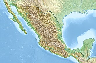 Mapa de localización del Istmo de Tehuantepec en México