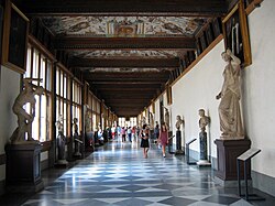 Corredor del Este de la Galería Uffizi