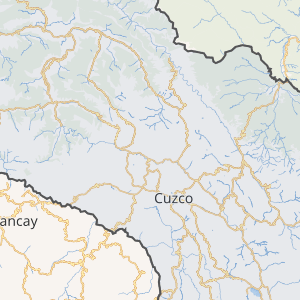 Mapa político del departamento del Cuzco