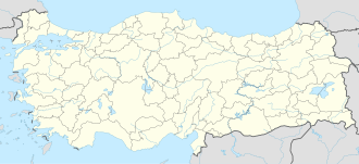 Mapa de localización de Ankara en Turquía