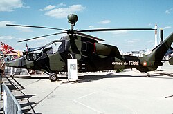 Un prototipo del helicóptero antitanque Tigre HAC para el Ejército de Tierra francés