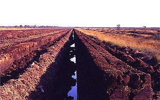 Paisaje de turba en Frisia oriental