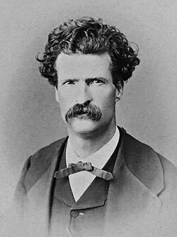 Retrato de Mark Twain en 1867