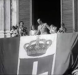 Fotografía del rey Humberto II