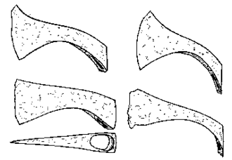 Distintos tipos de cabezas y formas de franciscas históricas.