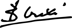 Escudo o emblema institucional relacionado con el periodo de gobierno