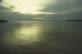 Atardecer en las riberas del Río Xingú