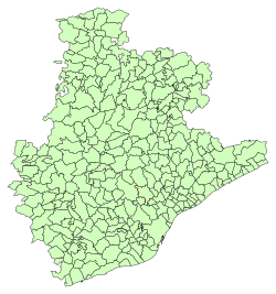 Mapa de división municipal