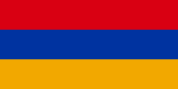 Mapa y escudo oficial de Armenia