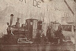 Locomotoras históricas en la Sociedad Explotadora de Tierra del Fuego en Puerto Bories