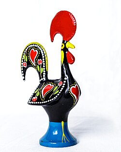 Gallo de Barcelos de cerámica