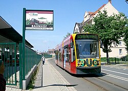 Tren-tram en Nordhausen