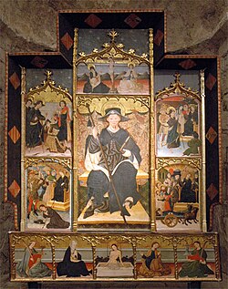 Retablo de Santiago para el Monasterio de San Pedro de Siresa