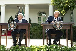 Firma de la Declaración Conjunta por el inicio de vigencia del T-MEC el 8 de julio de 2020
