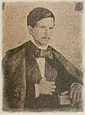 Retrato de Jorge Isaacs en 1856