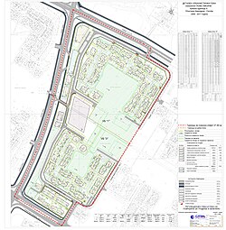 Plan Urbano en el Municipio Aerodrom, Skopie