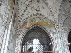Frescos en la capilla de los Reyes Magos