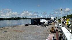 Muelle multimodal en el río Magdalena