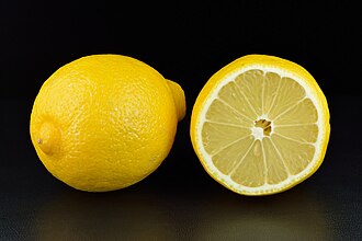 Tabla nutricional del limón