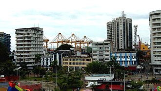 Vista general del centro de Buenaventura