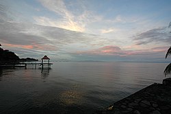 Lago Cocibolca en Nicaragua, el de mayor tamaño en América Central.