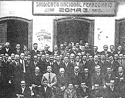 Congreso del Sindicato Nacional Ferroviario de UGT en Monforte