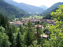 Vista panorámica de Bezzecca