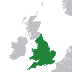 Bandera histórica de Inglaterra