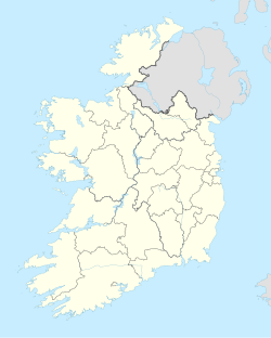 Mapa de localización de Dublín en Irlanda