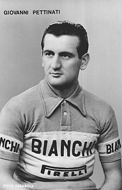 Retrato fotográfico o ficha deportiva de Giovanni Pettinati
