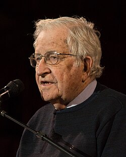 Retrato de Noam Chomsky