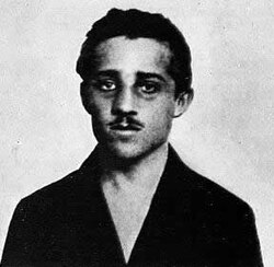 Fotografía de Gavrilo Princip, autor material del atentado.