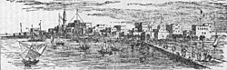 Puerto de Massawa en un grabado del siglo XIX