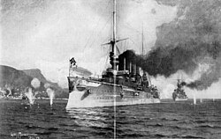 Bombardeo de Papeete por cruceros alemanes
