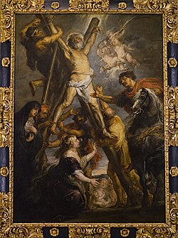 Martirio de San Andrés pintado por Rubens