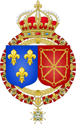 Escudo combinado de Francia y Navarra