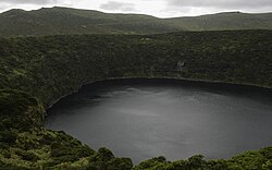 Lagoa Negra en la isla de Flores