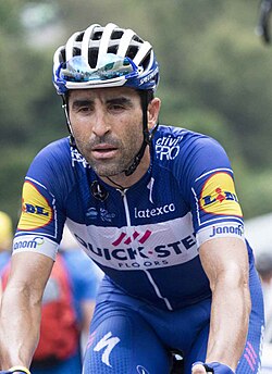 Maximiliano Richeze en una competencia ciclista