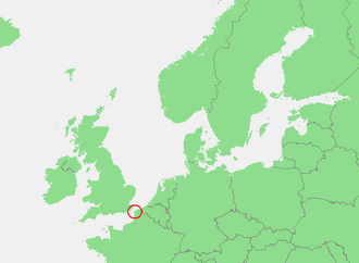 Mapa detallado del estrecho de Dover y Pas de Calais