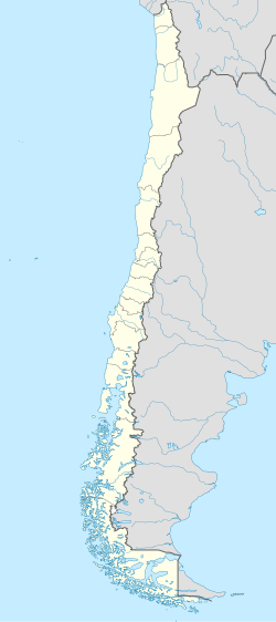 Mapa de localización de Villarrica en Chile
