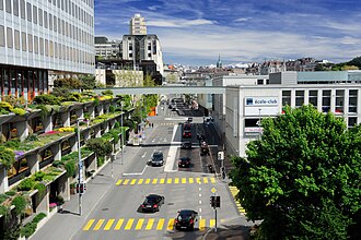 Paisaje primaveral en Lausana