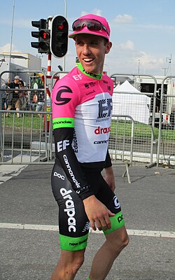 Michael Woods en competición