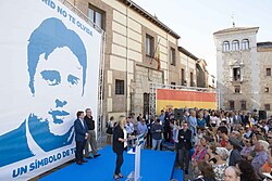 Homenaje en Madrid en el XX Aniversario del asesinato de Miguel Ángel Blanco