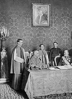 Firma del concordato entre la Santa Sede y Serbia en junio de 1914