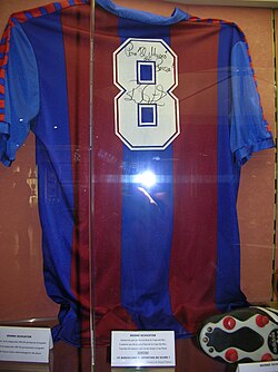 Camiseta del jugador en el FC Barcelona