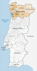 Mapa de la región Norte
