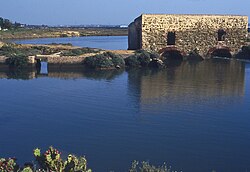Antiguo molino de mareas en Isla Cristina, Huelva.