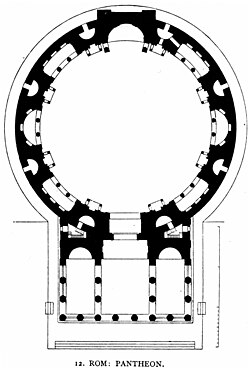 Planta arquitectónica del Panteón